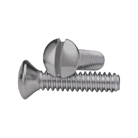 Amertac Amertac No. 6 X 1/2 in. L Slotted Oval Head Standard Wallplate Screws PSN